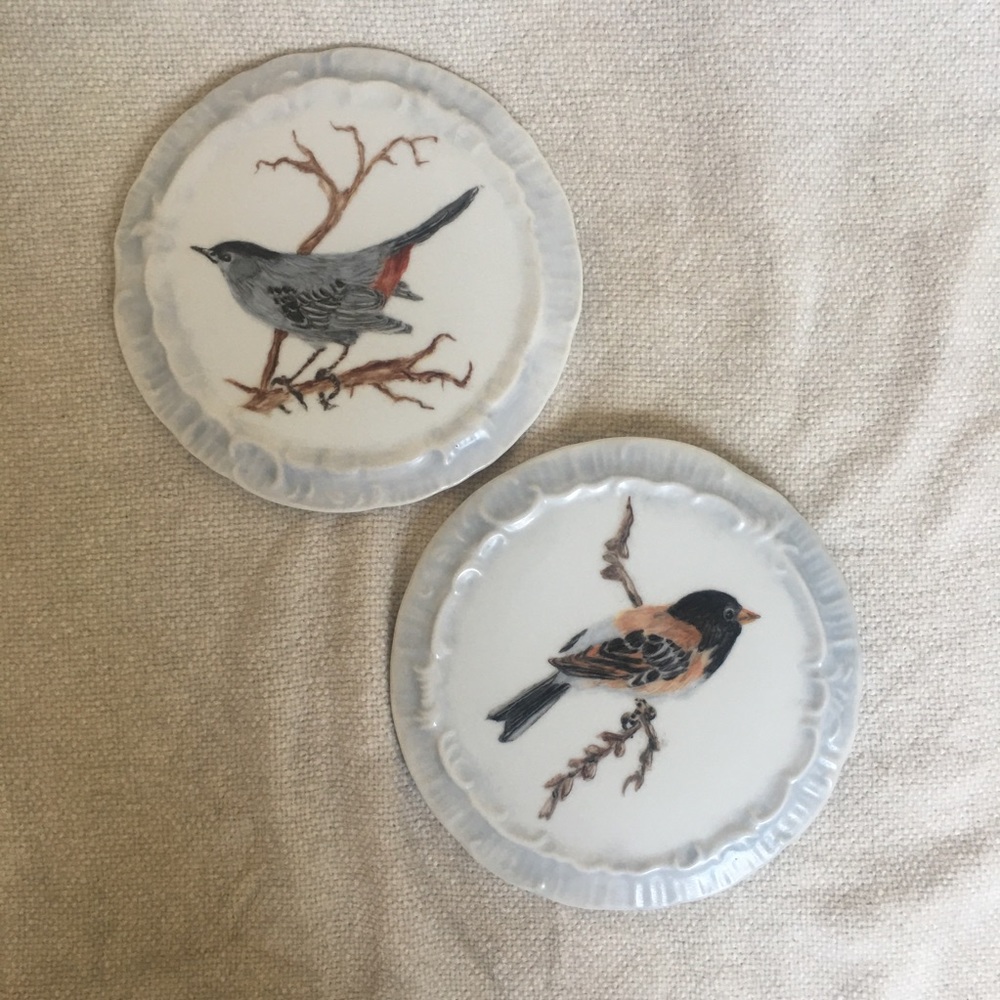 Hand Painted Bird Wall Decor